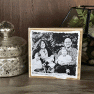 4X4 BLACK AND WHITE PHOTO BLOCK